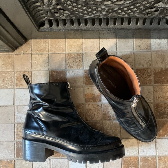 Nicole Saldaña Zip Up Black boots - Picture 3 of 5